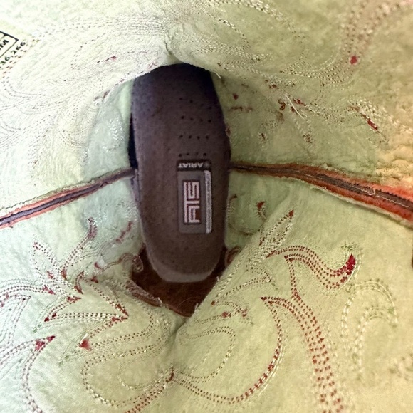 Ariat Heritage Western X-Toe Boots Women’s 7 B Brown Leather - Picture 9 of 10